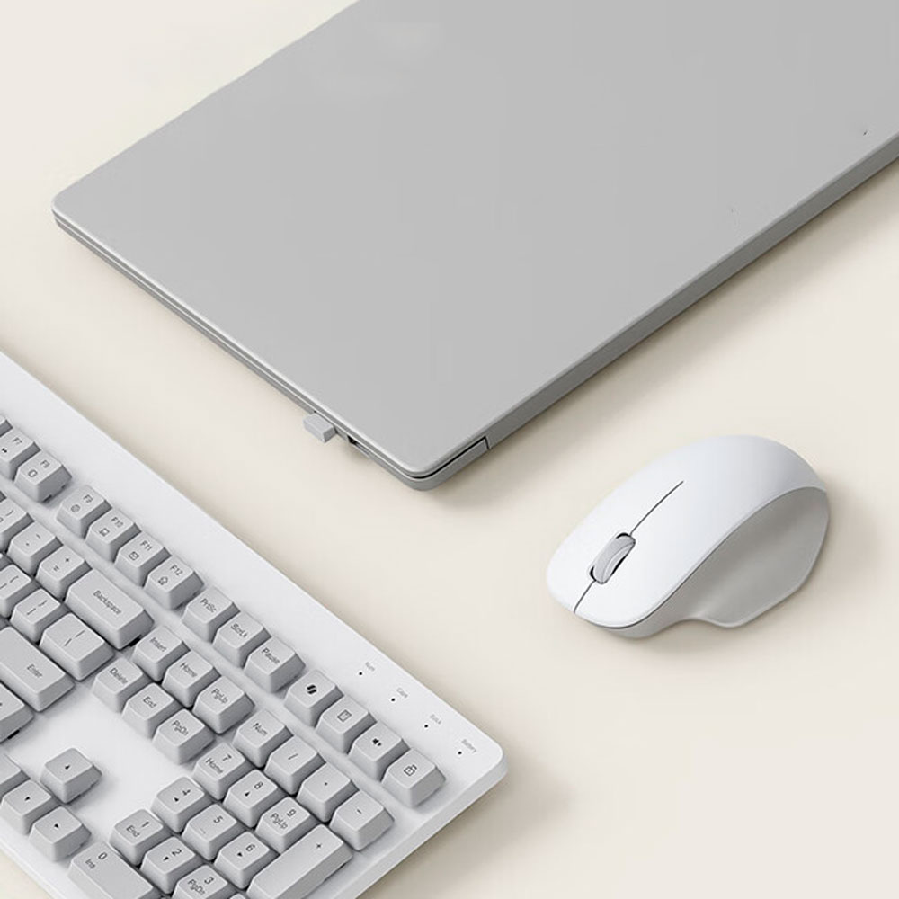 картинка Комплект беспроводной периферии Xiaomi Comfort Edition, белый/серый от магазина Одежда+