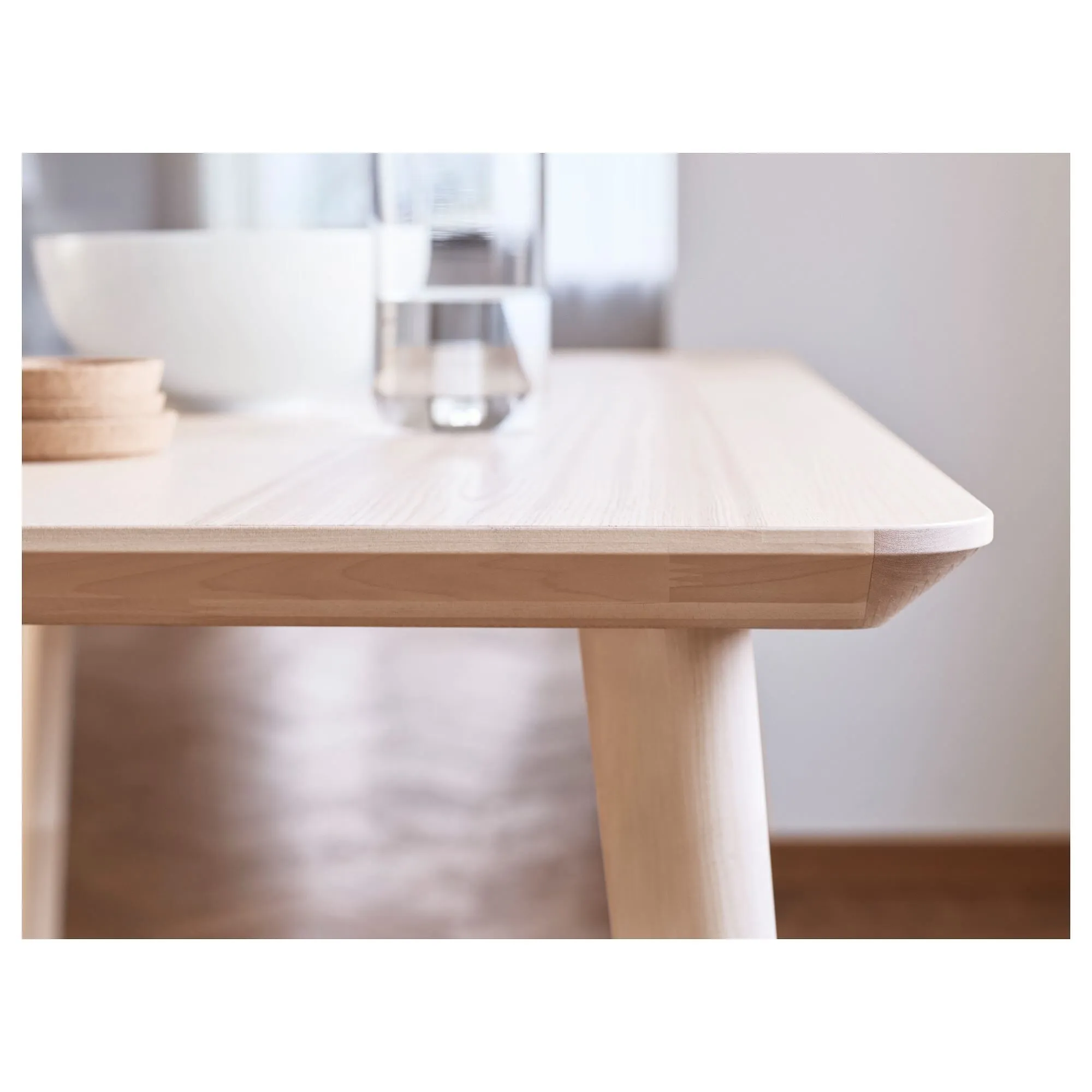 картинка Кухонный стол Ikea Lisabo 88х78, шпон ясеня от магазина Одежда+