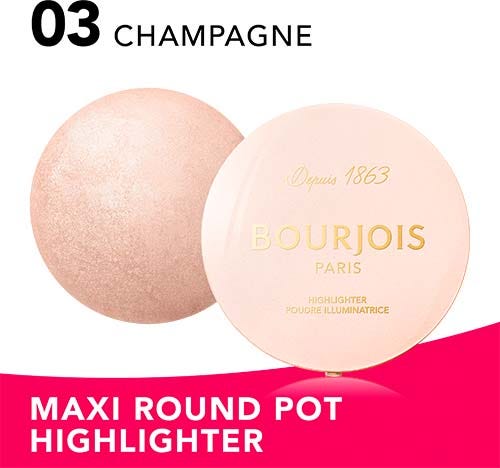 картинка Пудровый хайлайтер BOURJOIS Maxi Round Pot Highlighter от магазина Одежда+