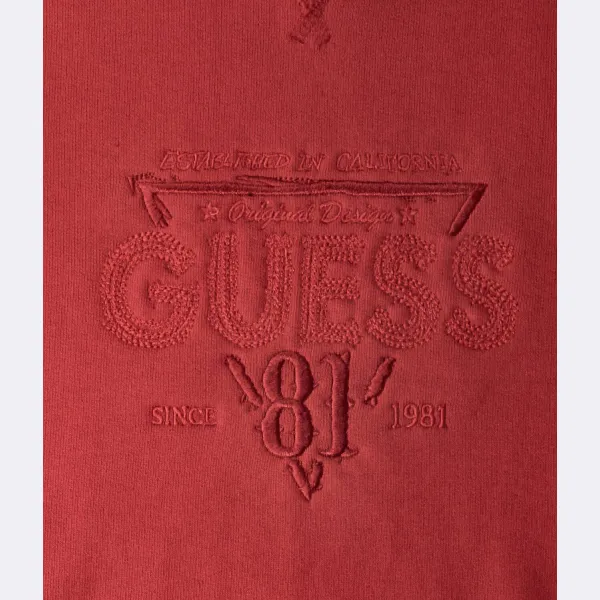 картинка Толстовка обычного кроя Guess, красный от магазина Одежда+