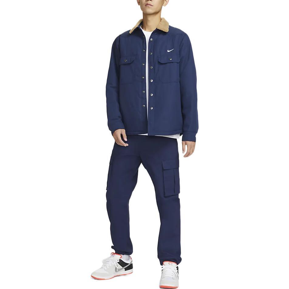 картинка Мужская куртка Nike SB Padded Flannel, синий от магазина Одежда+
