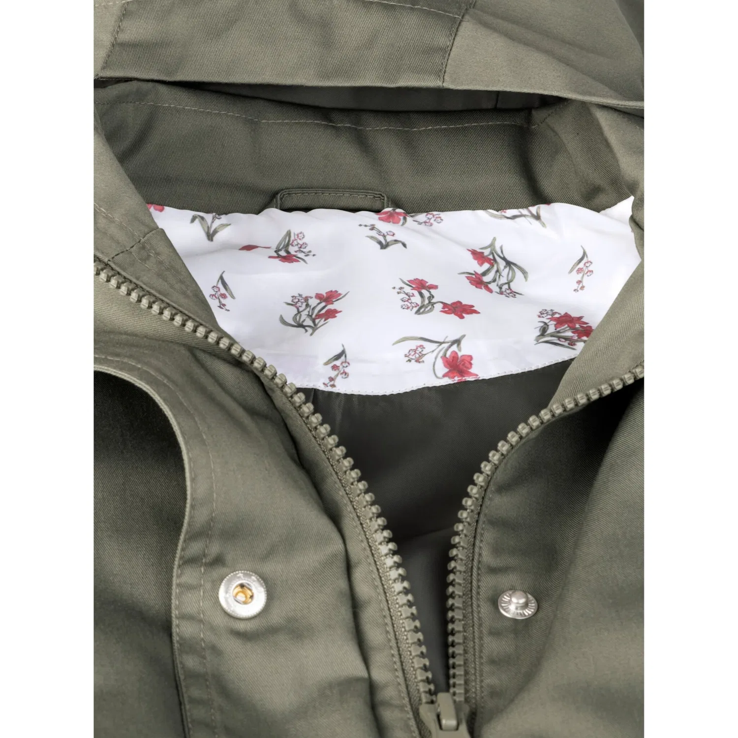 картинка Женский куртка-анорак с капюшоном Classic Basics, Khaki от магазина Одежда+