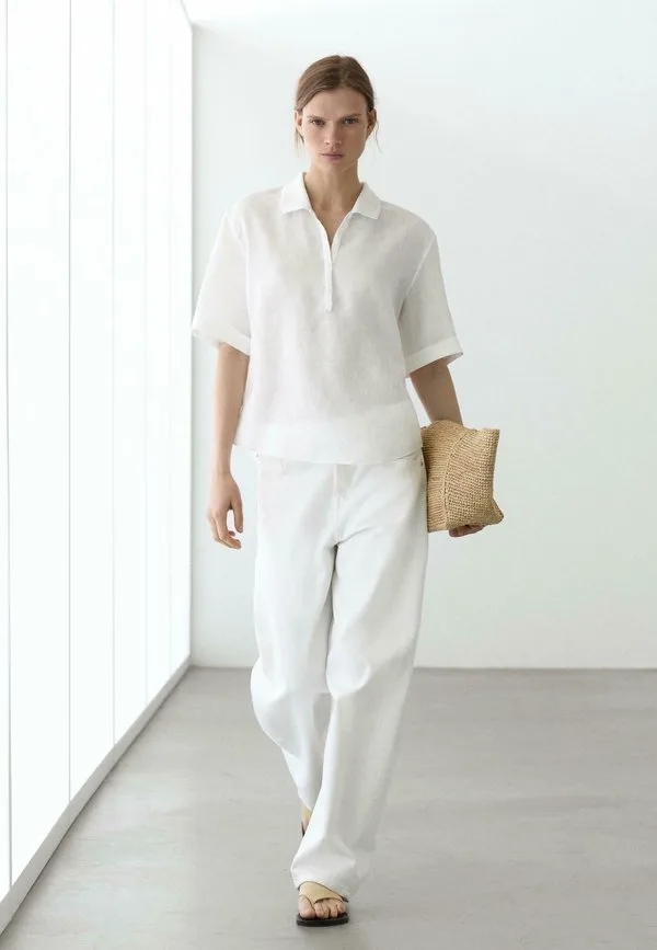 картинка Блуза Massimo Dutti, White от магазина Одежда+