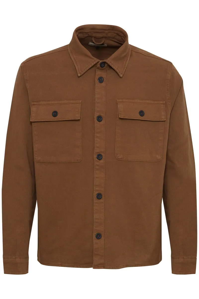 картинка Куртка-рубашка из смесового материала "BLEND BHJacket", цвет Toffee от магазина Одежда+