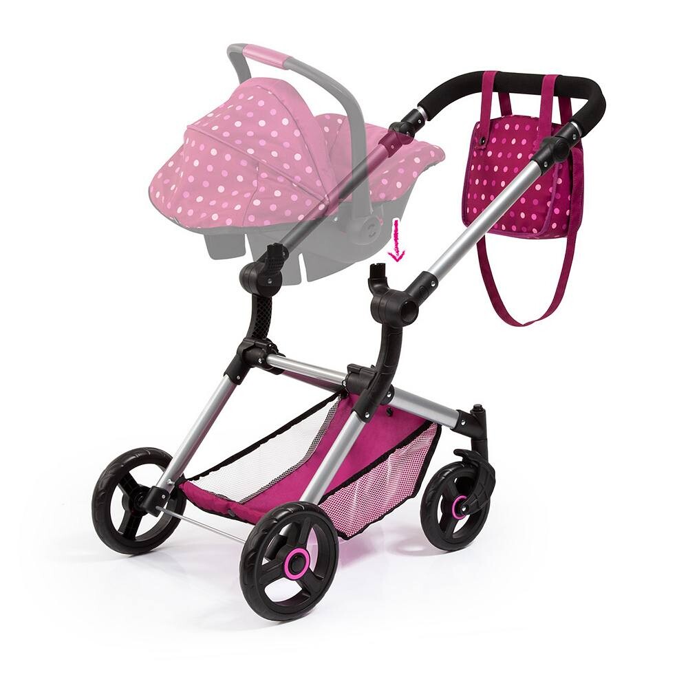 картинка Коляска Bayer City Baby Doll, синий от магазина Одежда+
