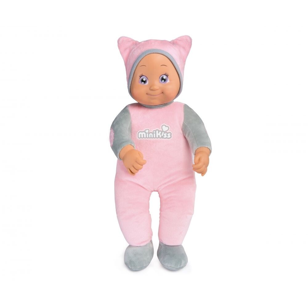 картинка Кукла Smoby Minikiss, розовый / серый от магазина Одежда+