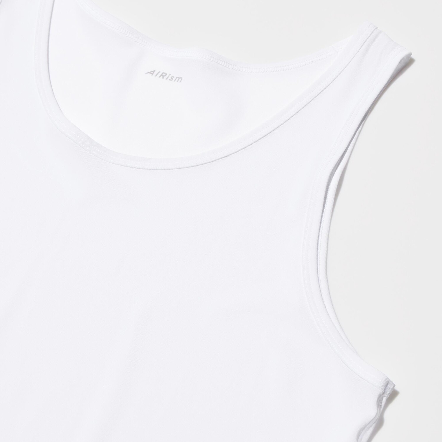 картинка Майка сетчатая Uniqlo Airism с круглым вырезом, белый от магазина Одежда+