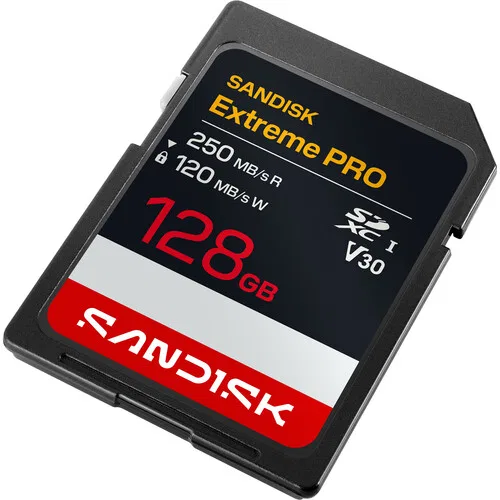 картинка Карта памяти SanDisk Extreme PRO UHS-I SDXC 128 ГБ от магазина Одежда+
