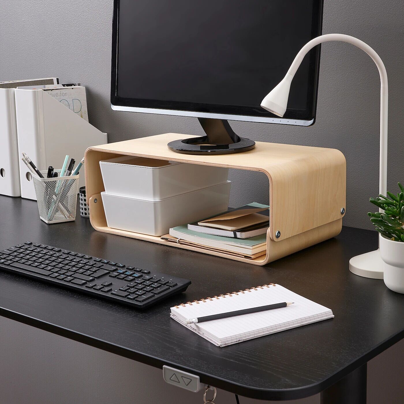 картинка Подставка для ноутбука/монитора, берёза, 52x26 см, VATTENKAR IKEA от магазина Одежда+