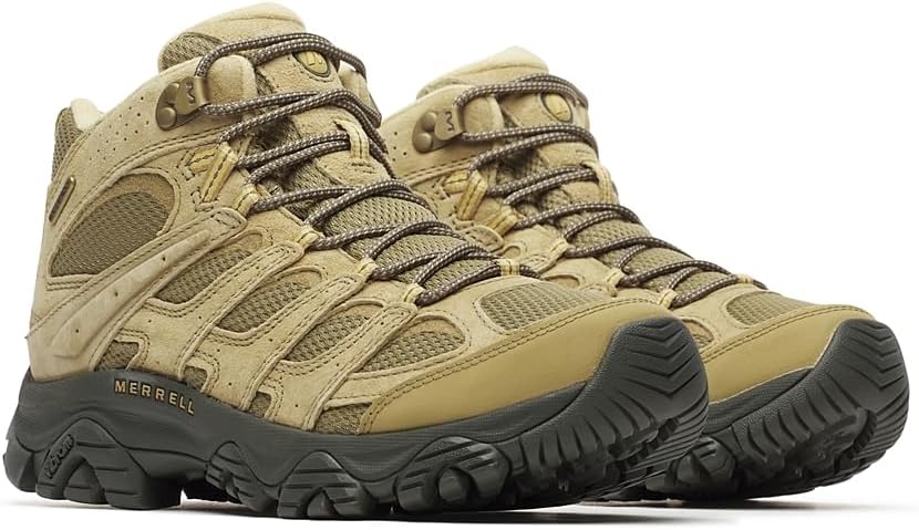 картинка Мужские походные ботинки Merrell Moab 3 Mid Waterproof, цвет Teak от магазина Одежда+