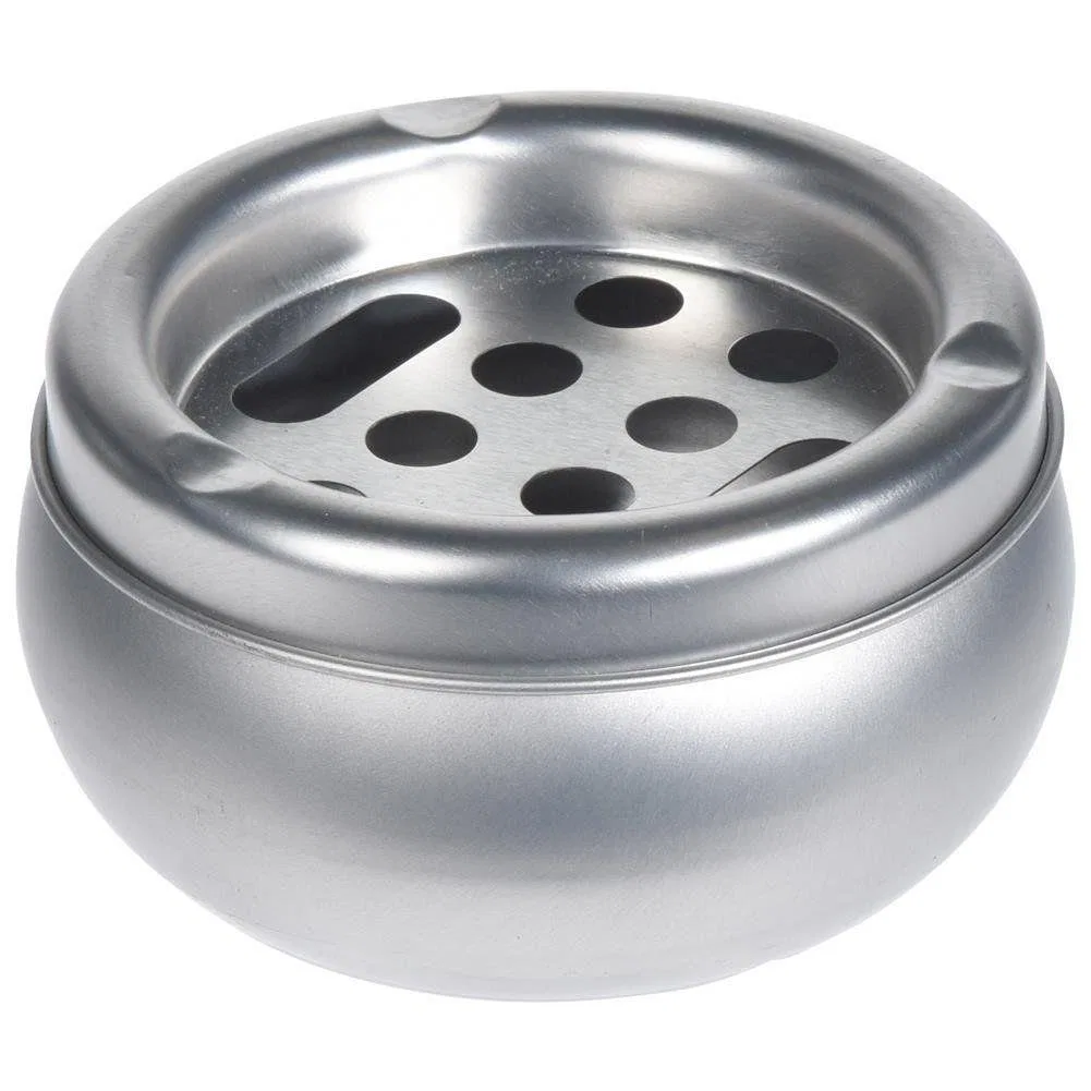 картинка Пепельница 10 см алюминиевая EH Excellent Houseware, Silver от магазина Одежда+