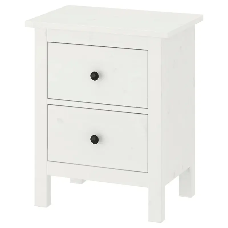 картинка Прикроватная тумба Ikea Hemnes, 54x38x66 см, белый от магазина Одежда+