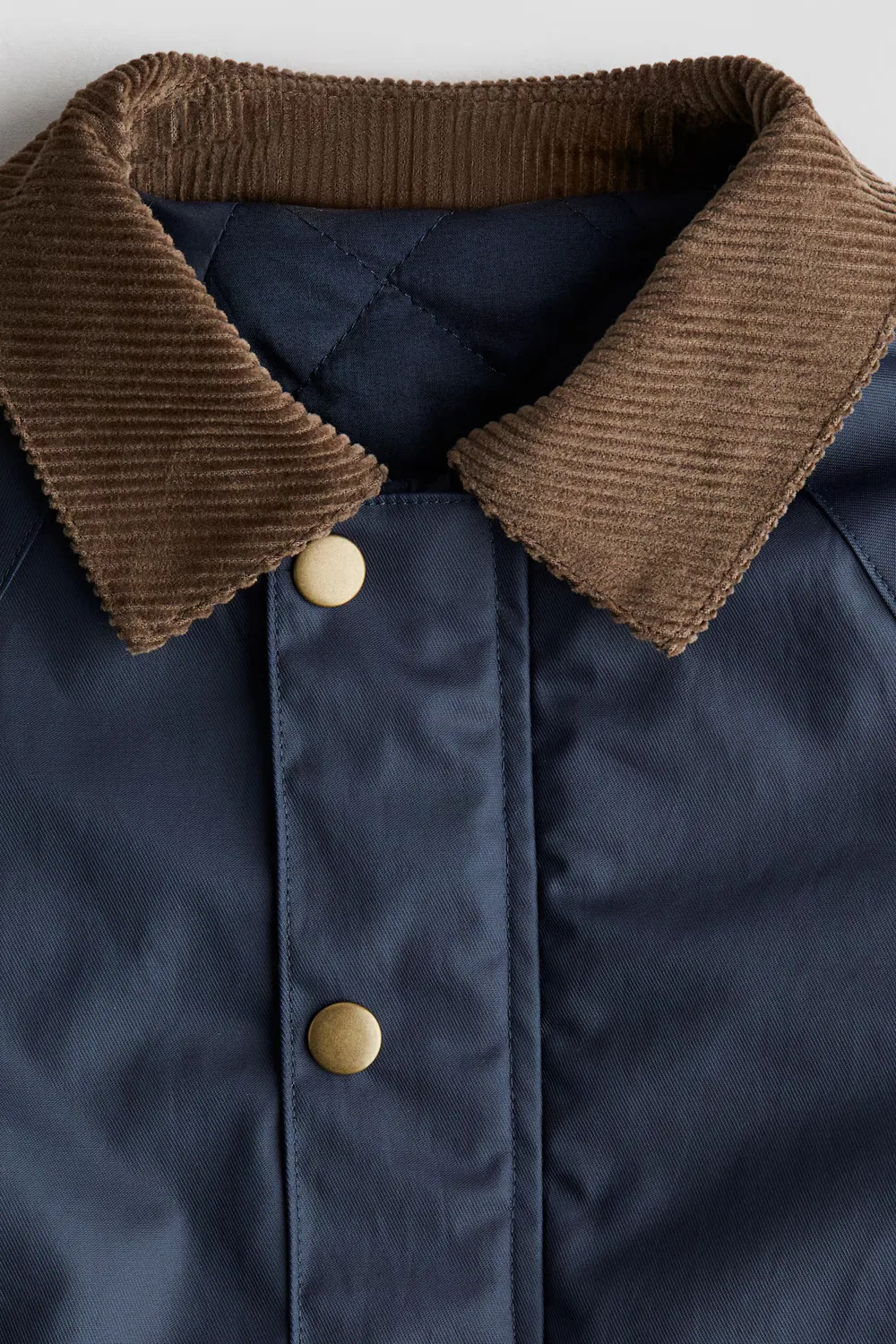 картинка Пальто из вощеного хлопка H&M, Marineblau от магазина Одежда+