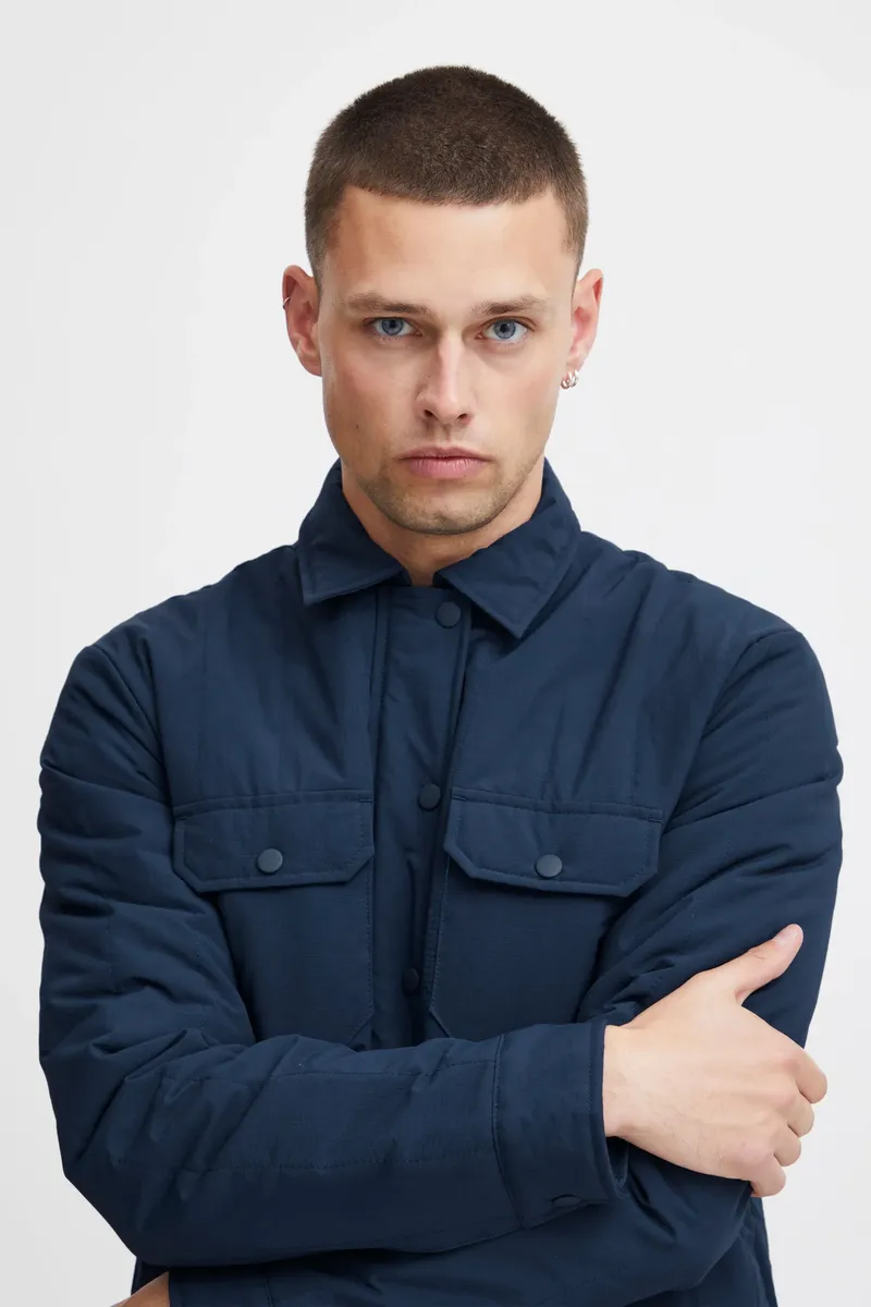 картинка Куртка-рубашка из смесового материала "BLEND BHJacket", цвет Dress Blues от магазина Одежда+