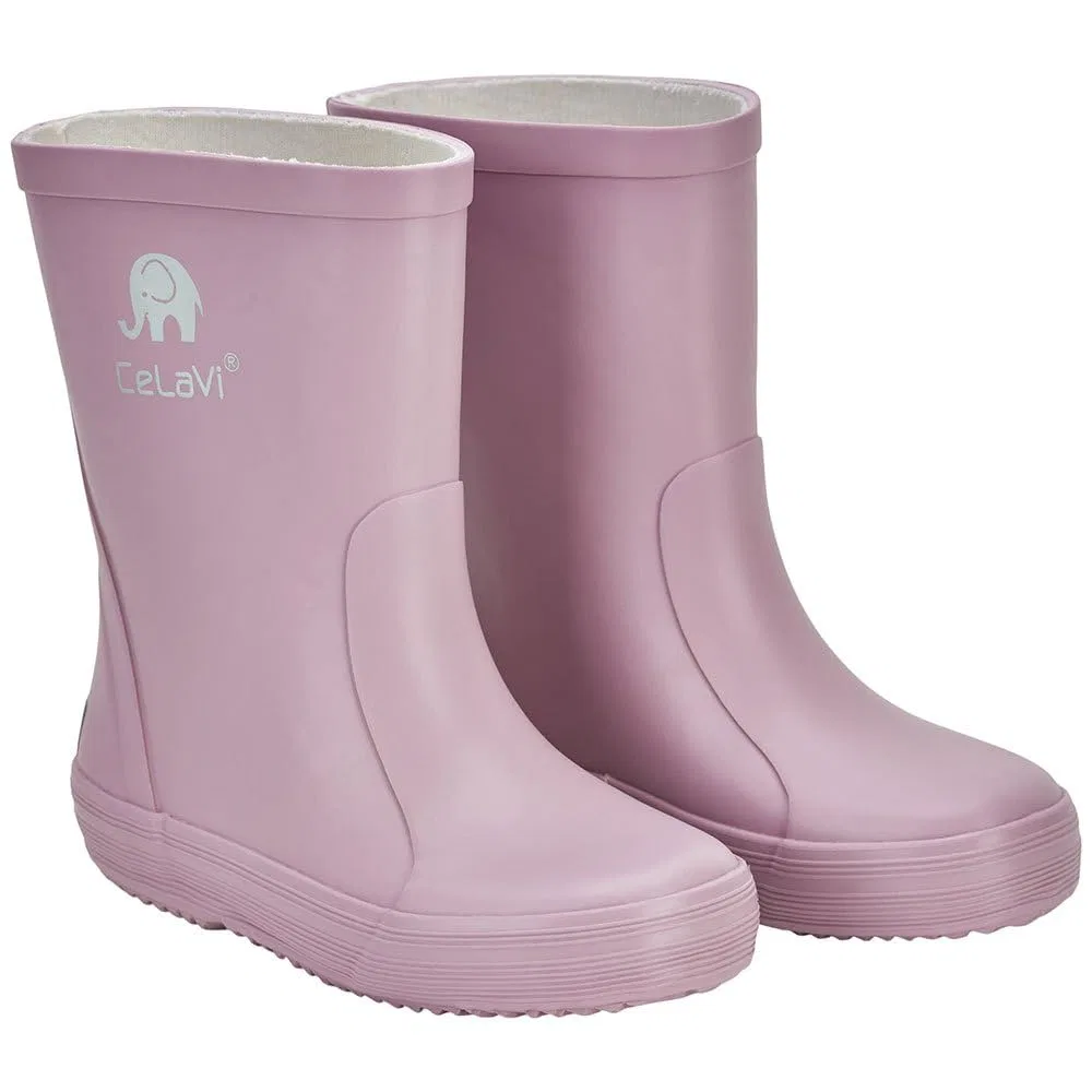картинка Детские резиновые сапоги Basic Wellies - Solid Celavi, Mauve Shadow от магазина Одежда+