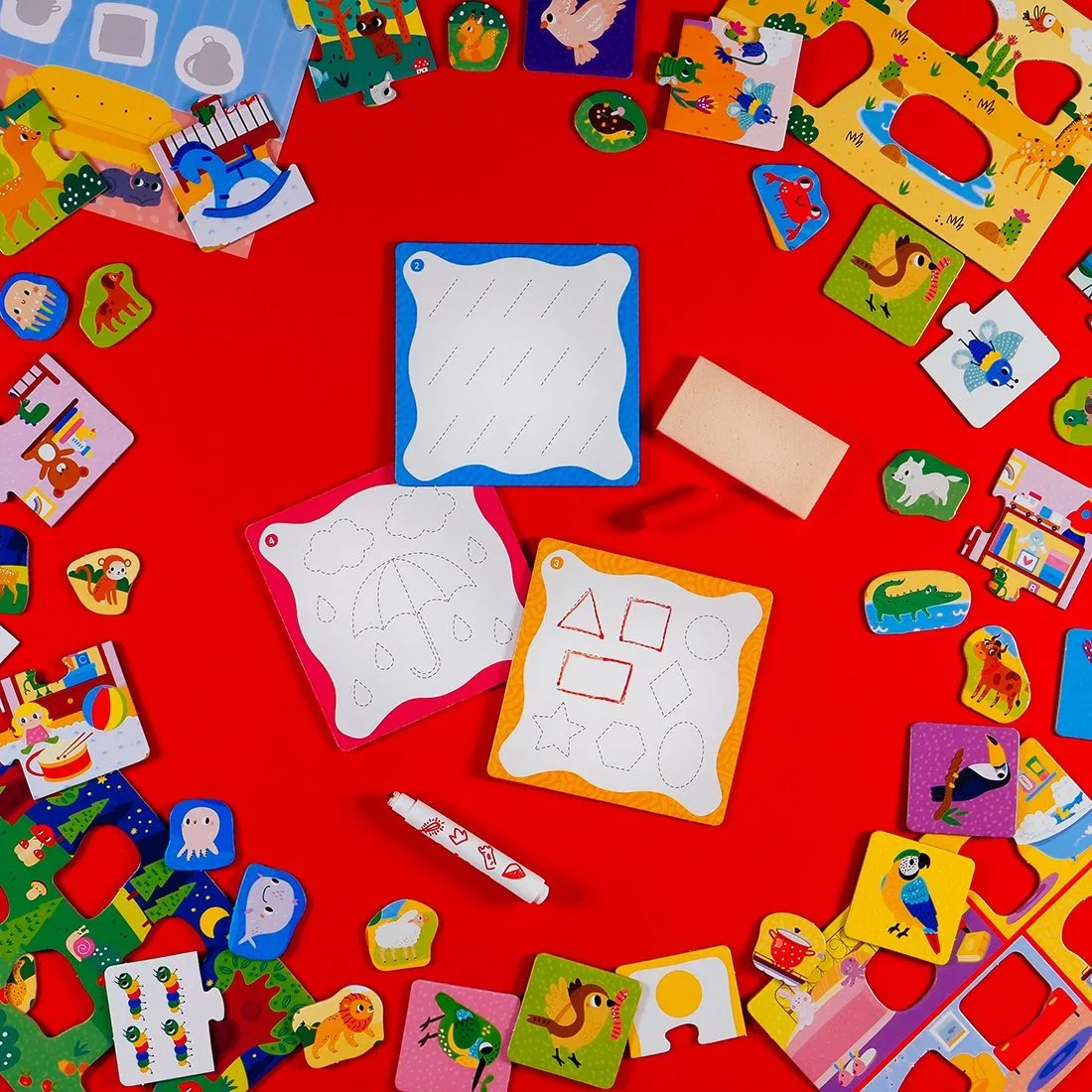 картинка Набор развивающих игр Carotina Baby 60 игр Lisciani от магазина Одежда+