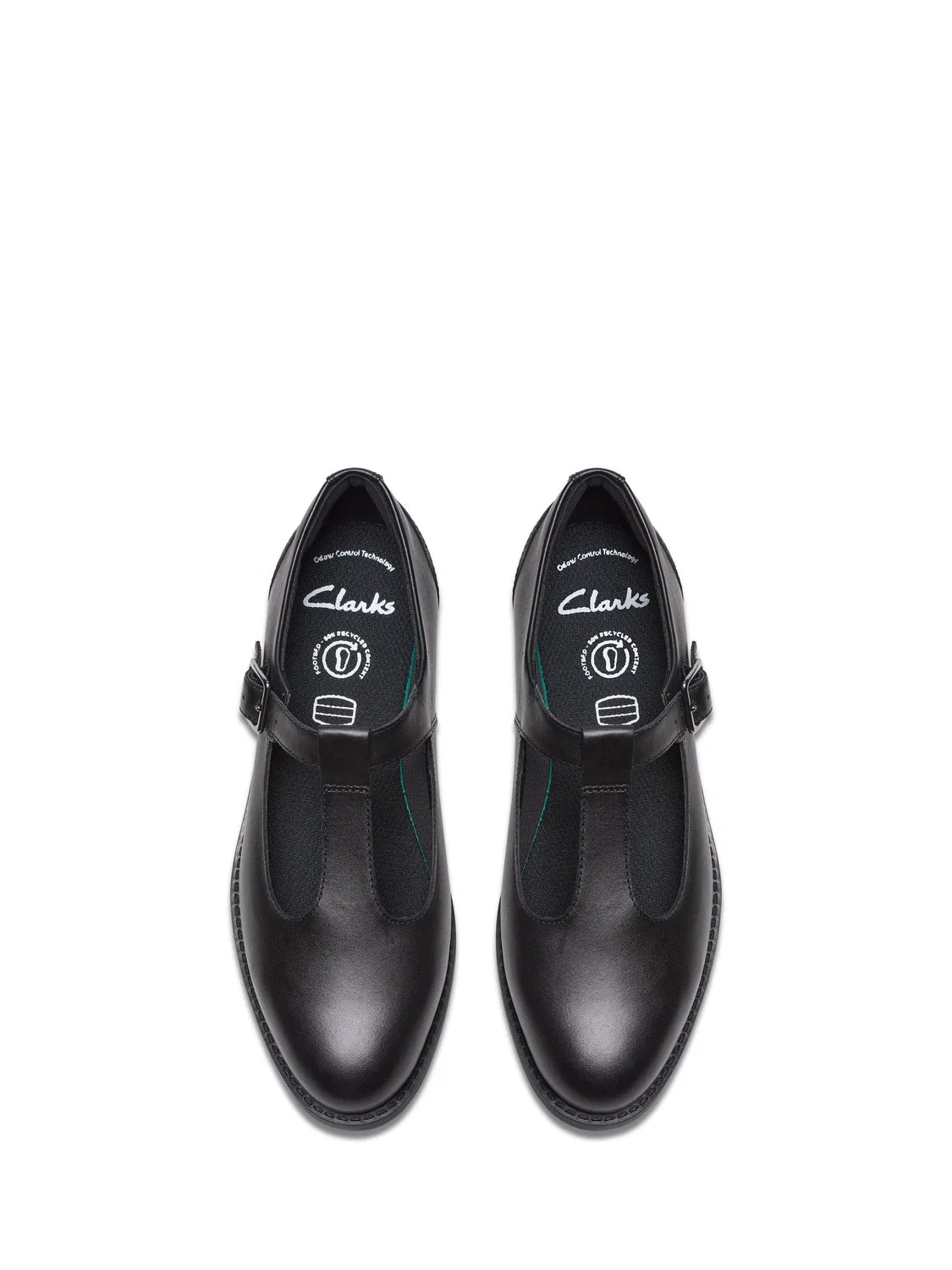картинка Туфли Clarks Tapa Hope Youth, кожаные, черные от магазина Одежда+