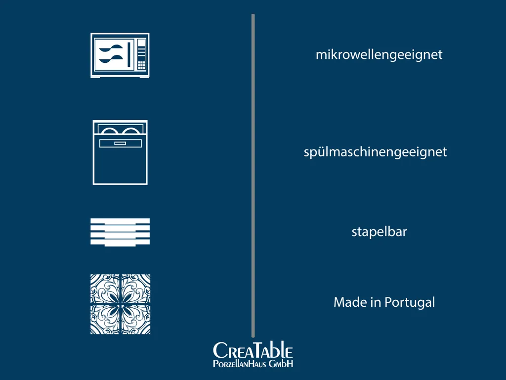 картинка Тарелки CreaTable, белый от магазина Одежда+