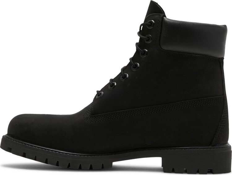 картинка Ботинки мужские Timberland Premium водонепроницаемые кожаные черные от магазина Одежда+