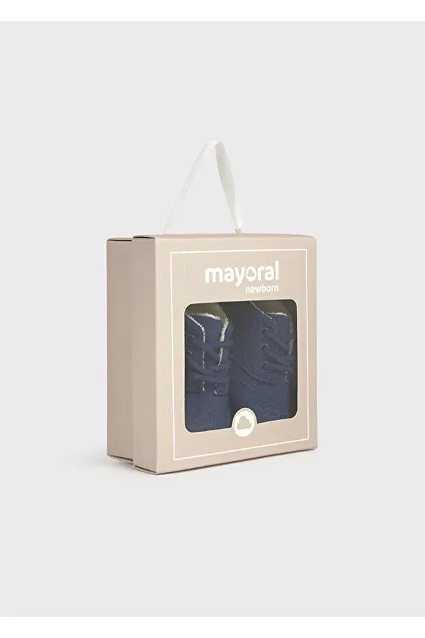 картинка Детские ботиночки для мальчиков на шнуровке Mayoral, Navy Blue от магазина Одежда+