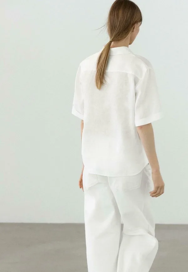 картинка Блуза Massimo Dutti, White от магазина Одежда+