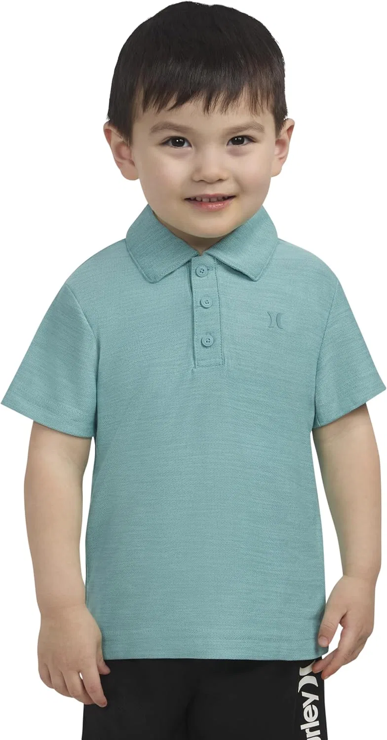 картинка Пике поло для мальчиков, Hurley, цвет Harbor Green Heather от магазина Одежда+