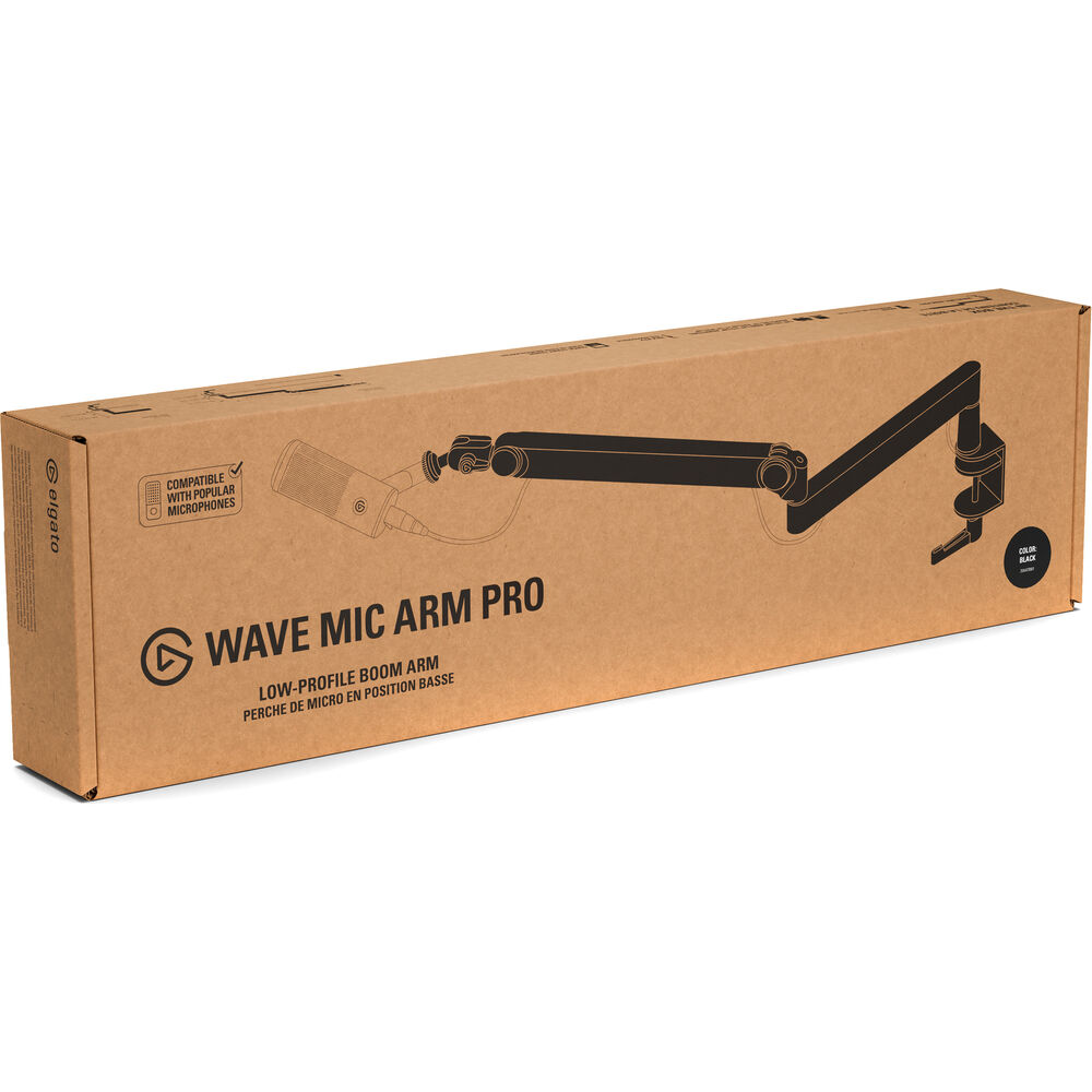 картинка Микрофонная стойка Elgato Wave Mic Arm Pro (Black) 10AAT9901 от магазина Одежда+