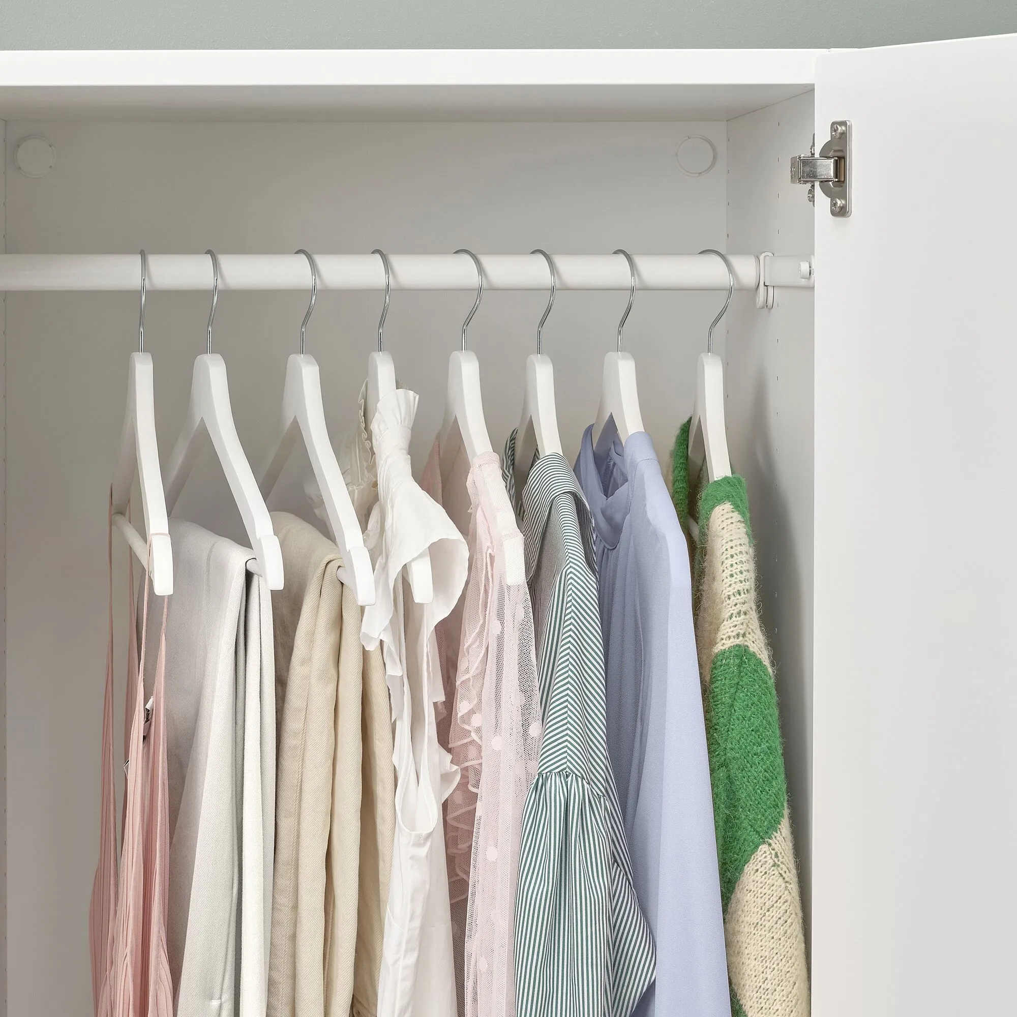 картинка Вешалка для одежды, белая, 8 шт. BUMERANG IKEA от магазина Одежда+