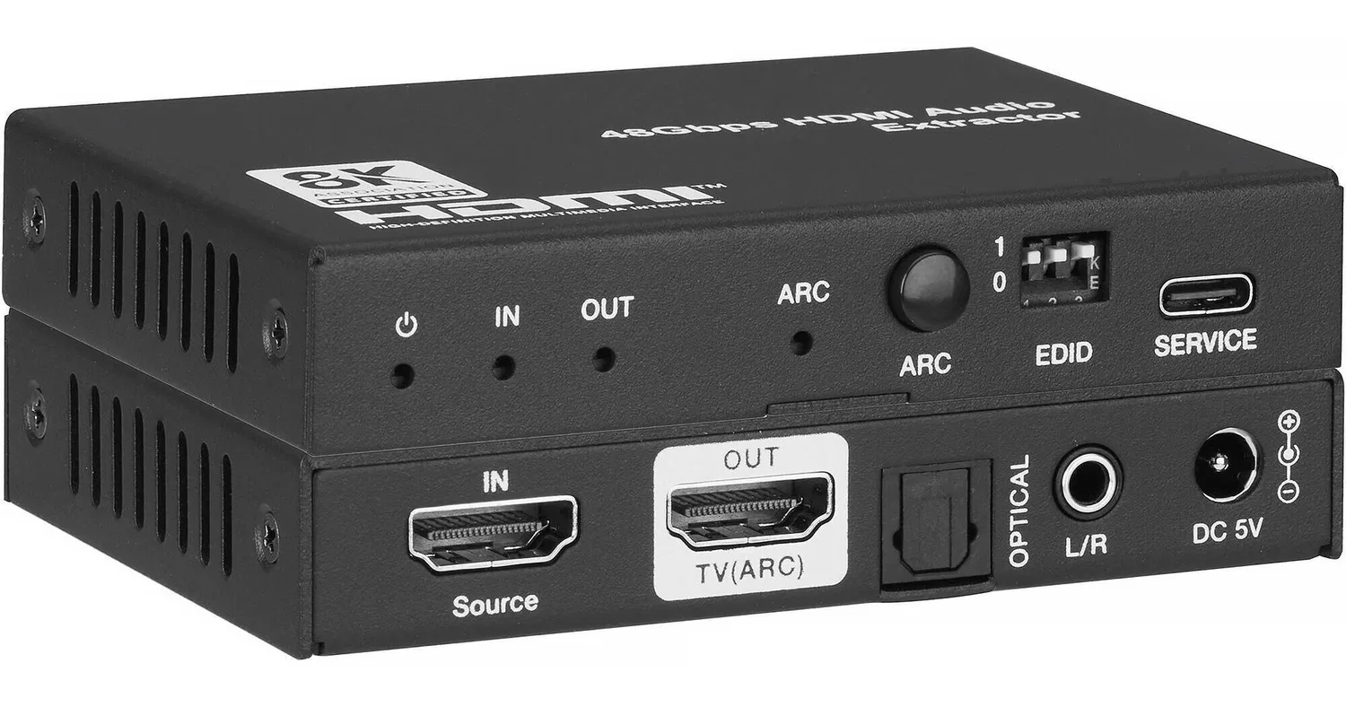 картинка Аудиодеэмбеддер KanexPro HDMI UHD 8K с выходом ARC от магазина Одежда+