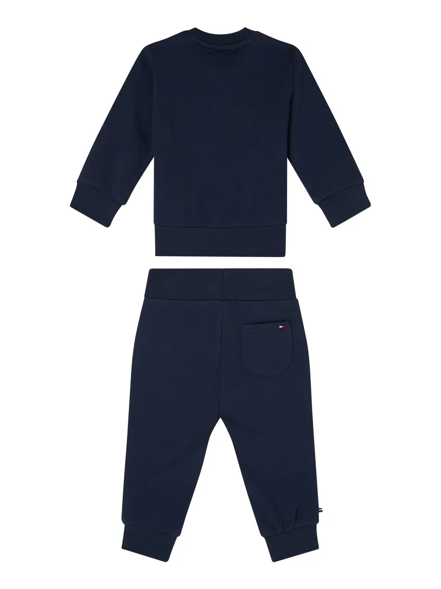 картинка Рубашка и брюки Tommy Hilfiger "BABY ESSENTIAL CREWSUIT", синий от магазина Одежда+