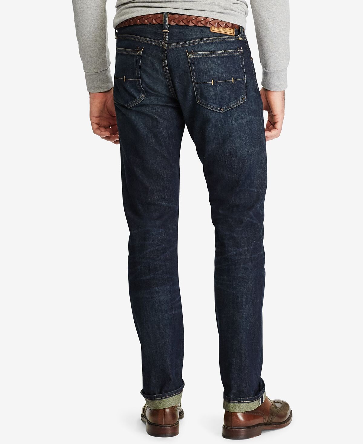 картинка Мужские прямые джинсы hampton relaxed Polo Ralph Lauren, мульти от магазина Одежда+