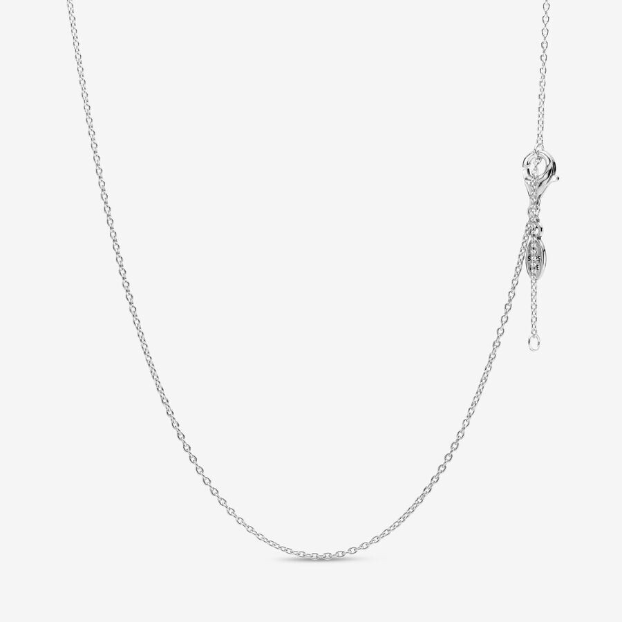 картинка Колье-цепочка Pandora Classic Cable, серебро от магазина Одежда+