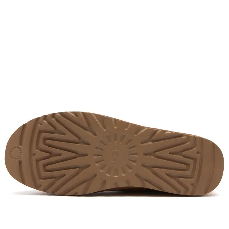 картинка Женские ботинки UGG Classic Ultra Mini, каштановые от магазина Одежда+