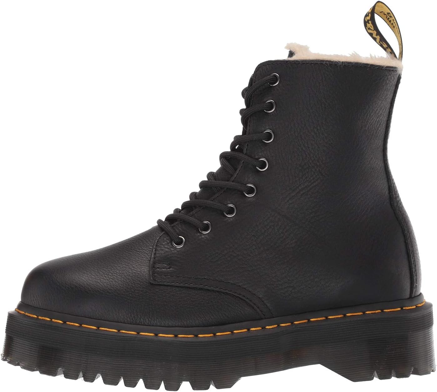 картинка Ботинки Dr. Martens Jadon Faux-Fur Lined, черные от магазина Одежда+