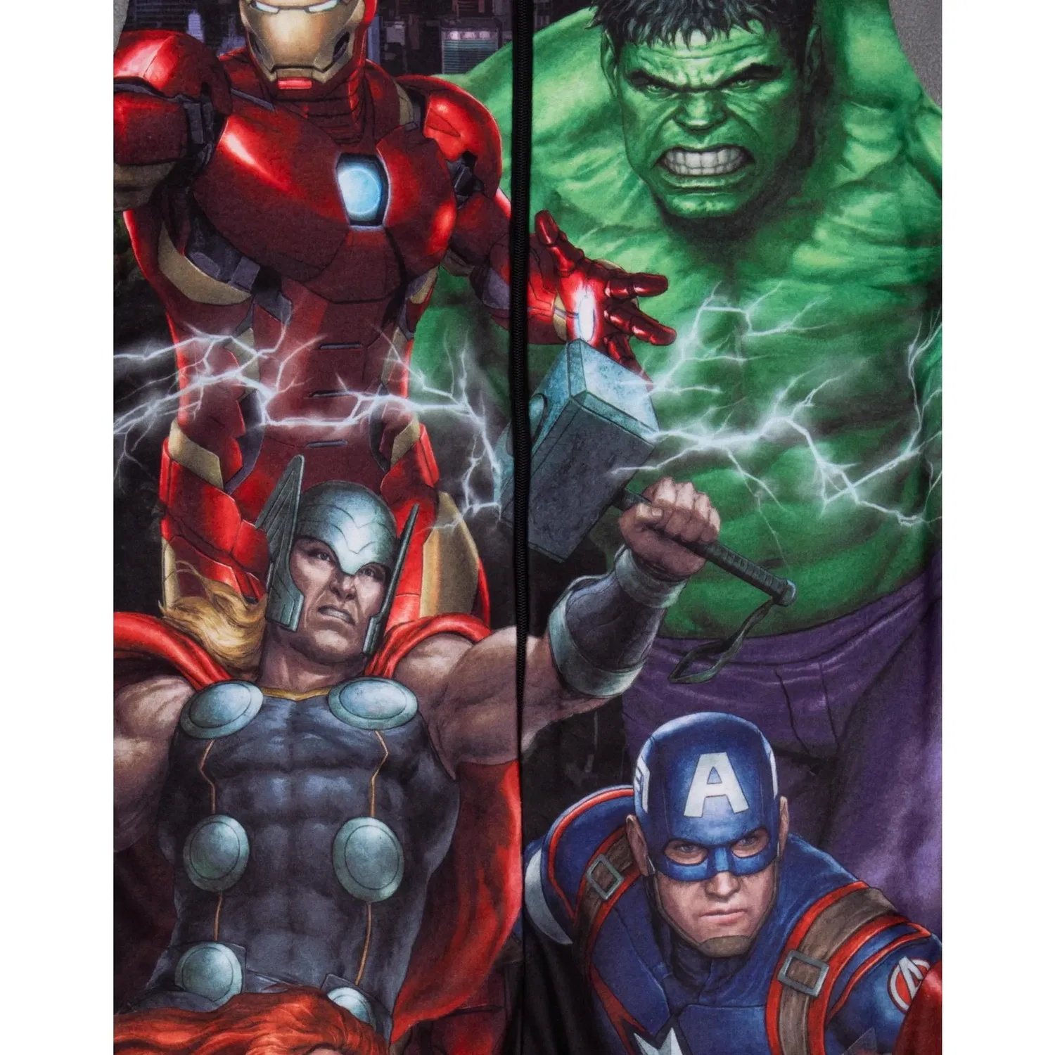 картинка Пижама-комбинезон Marvel Avengers серый, серый от магазина Одежда+