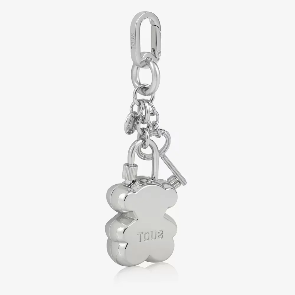 картинка Брелок Tous Bear Lock, серебристый от магазина Одежда+