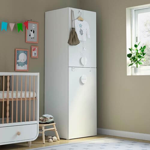 картинка Кроватка детская Ikea Myllra, 60x120 см, белый от магазина Одежда+