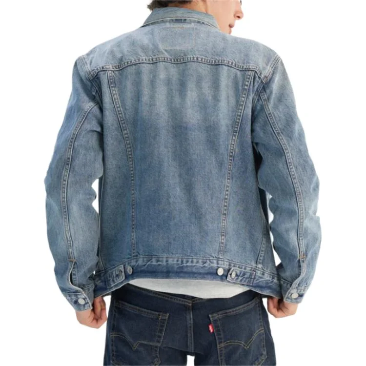 картинка Джинсовая куртка мужская  Levi's, светло-синий от магазина Одежда+