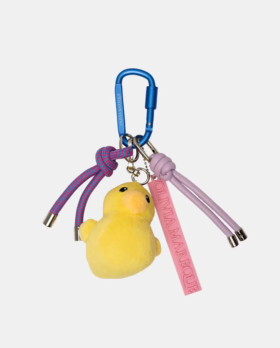 картинка Женский брелок с подвеской Duck Charm Olivia Mareque, Amarillo от магазина Одежда+