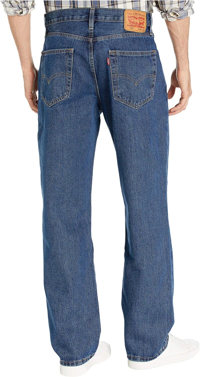 картинка Джинсы 550 Relaxed Fit Levi's, цвет Dark Stonewash от магазина Одежда+