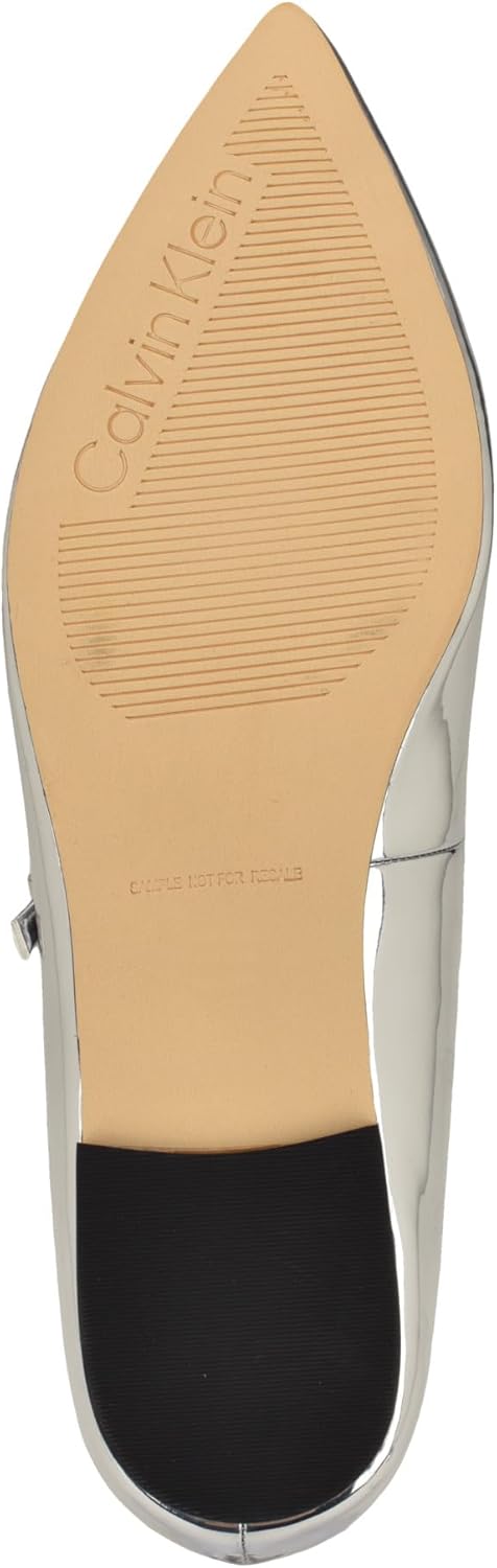 картинка Женские балетки Calvin Klein Kamryn, Silver Patent 040 от магазина Одежда+