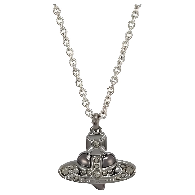 картинка Vivienne Westwood Серебряное ожерелье из латуни для мужчин Silver от магазина Одежда+