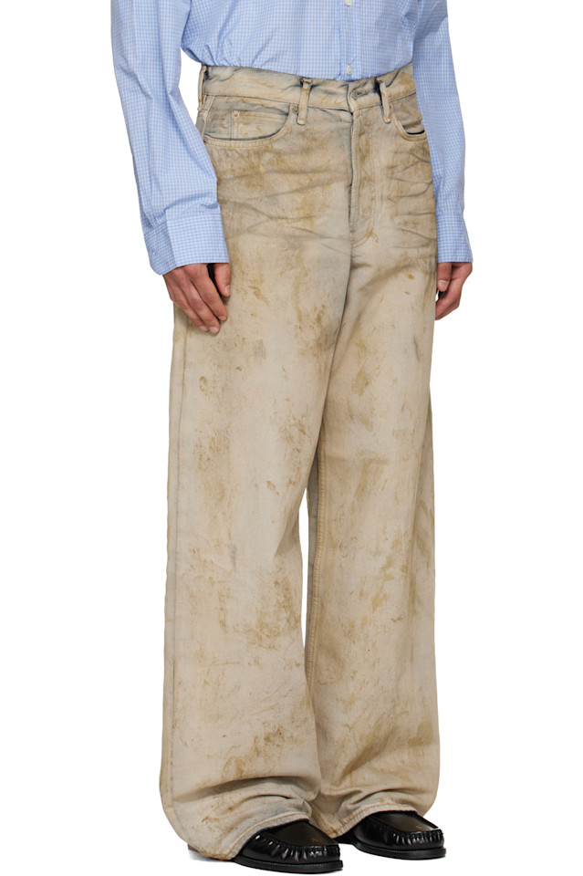 картинка Джинсы Acne Studios Loose Fit 1981, бежевый от магазина Одежда+