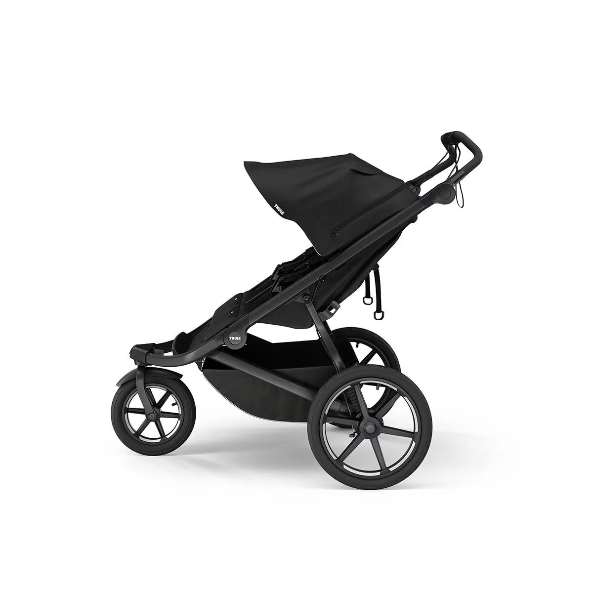 картинка Детская коляска-вездеход двойная Thule, черный от магазина Одежда+