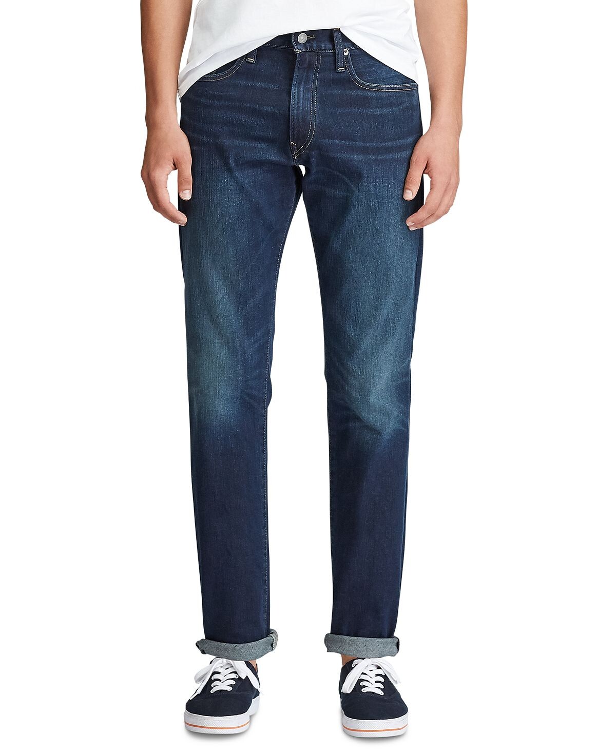 картинка Мужские прямые джинсы hampton relaxed Polo Ralph Lauren, мульти от магазина Одежда+