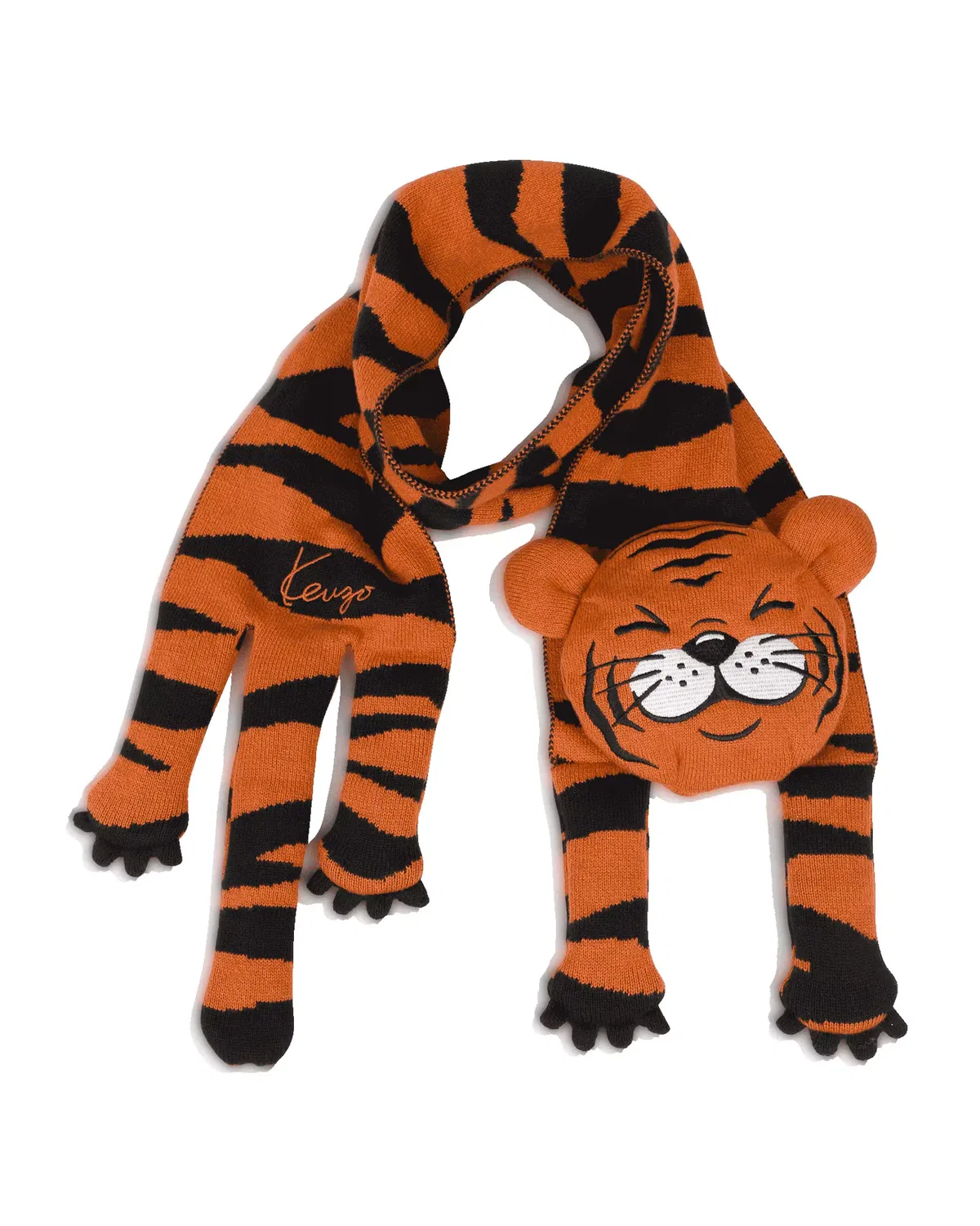 картинка Детский шарф с принтом Kenzo Kids, Naranja от магазина Одежда+
