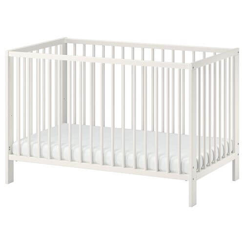 картинка Кроватка детская Ikea Gulliver, 60x120 см, белый от магазина Одежда+