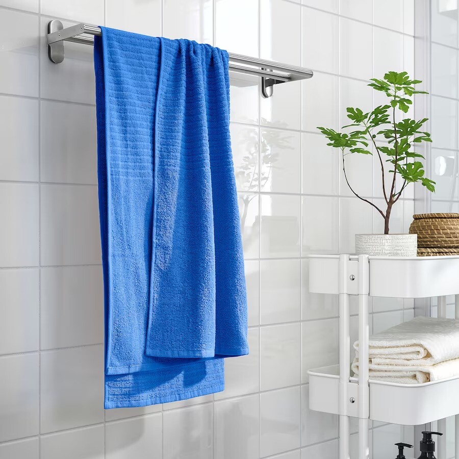 картинка Полотенце банное IKEA Vågsjön, 70x140, синий от магазина Одежда+