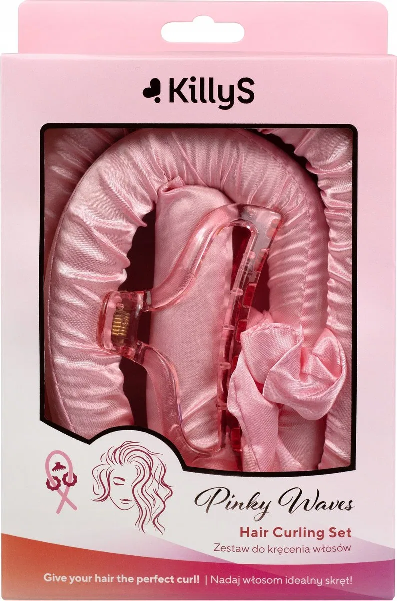 картинка Валик для завивки волос PINKY WAVES Killys, Розовый от магазина Одежда+
