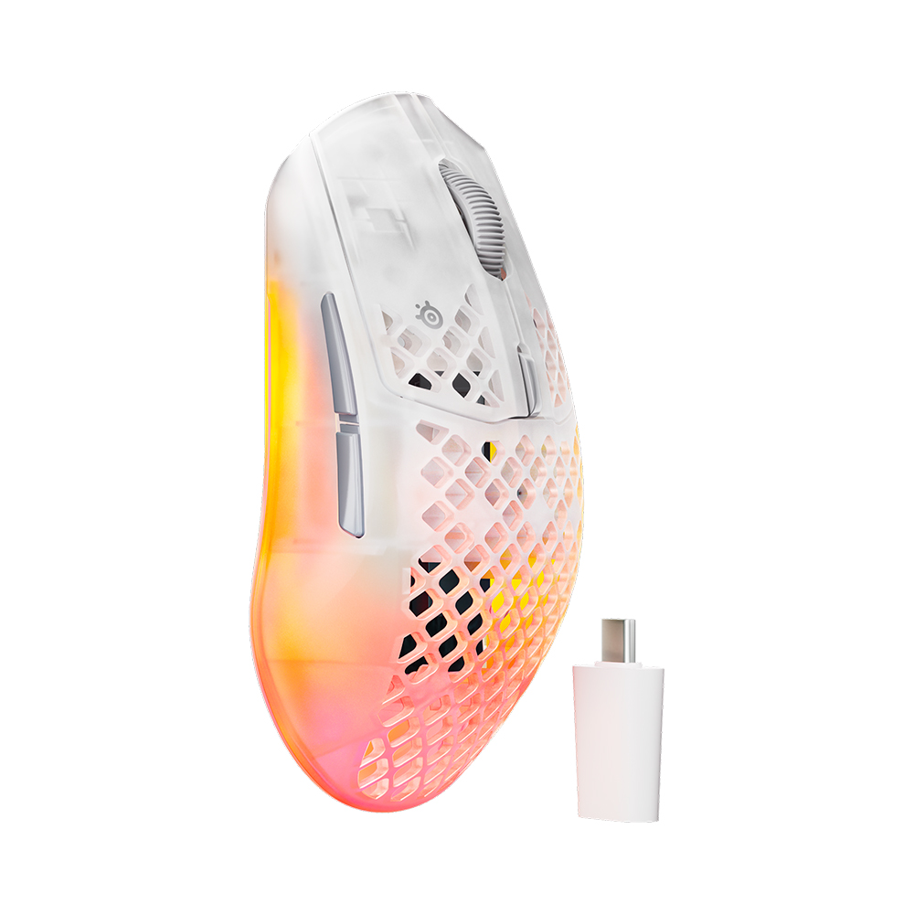 картинка Игровая мышь SteelSeries Aerox 3 Wireless Gen 2, белый от магазина Одежда+